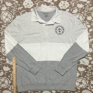 Champion Gray and White  University of Portland (UP) Sweatshirt